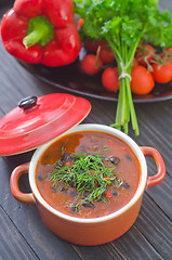 Image showing bean soup