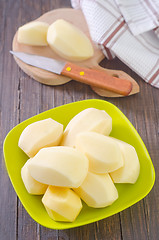 Image showing raw potato