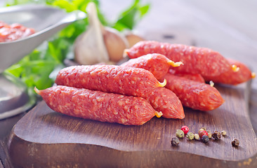 Image showing sausages