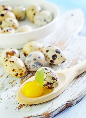 Image showing quail eggs