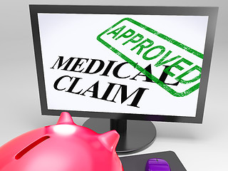 Image showing Medical Claim Approved Shows Health Claim Authorised