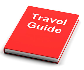 Image showing Travel Guide Book Shows Information About Travels