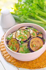 Image showing fried eggplant