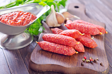 Image showing sausages