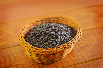 Image showing black rice