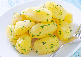 Image showing boiled potato