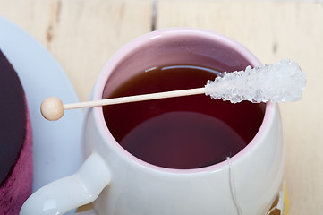 Image showing english tea and dessert 