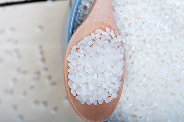 Image showing raw white rice 