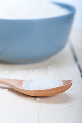 Image showing raw white rice 