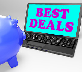 Image showing Best Deals Laptop Shows Online Bargains And Savings