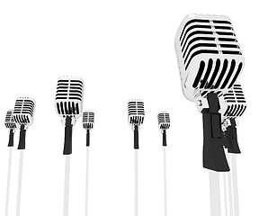 Image showing Microphones Speeches Shows Mic Music Performance Or Performing