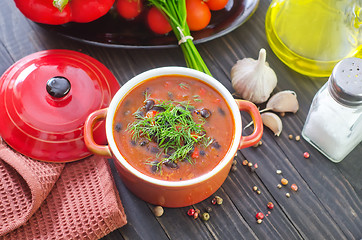 Image showing bean soup