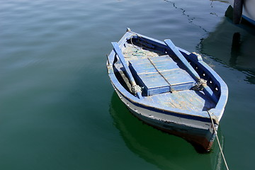 Image showing Old fishingboat in Sousse, Tunisia