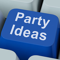 Image showing Party Ideas Key Shows Celebration Planning Suggestions