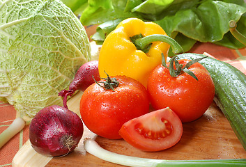 Image showing Fresh Vegetables