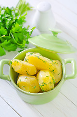 Image showing boiled potato