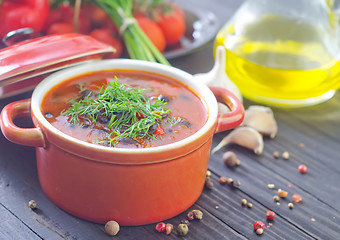 Image showing bean soup