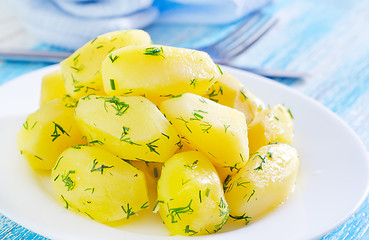 Image showing boiled potato