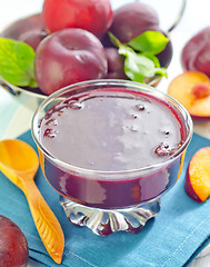 Image showing plum jam