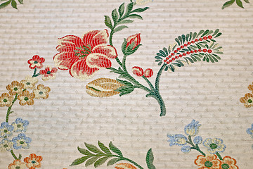 Image showing Floral cloth