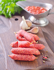 Image showing sausages