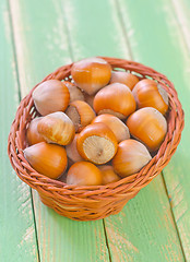 Image showing hazelnuts