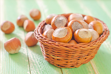 Image showing hazelnuts