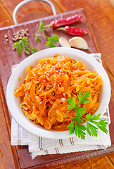 Image showing fried cabbage