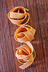 Image showing raw pasta