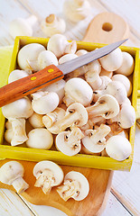 Image showing raw mushroom