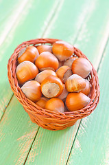 Image showing hazelnuts