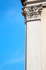 Image showing abstract old column in the  country  and marble  