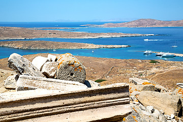 Image showing famous   in delos  