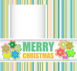 Image showing Merry Christmas unique xmas design elements. Great design element for congratulation cards, banners and flyers.