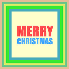 Image showing Vector Merry Christmas greeting card - holidays lettering,  Happy New Year design