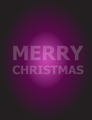 Image showing Merry Christmas - unique xmas design element. Great design element for congratulation cards, banners and flyers. Happy new year