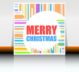 Image showing Classic Holiday Vector Lettering Series. Merry Christmas and Happy New Year greetings card