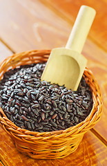 Image showing black rice