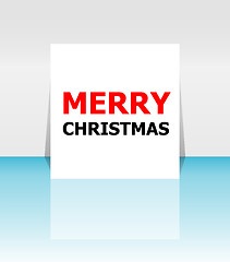 Image showing Holiday Vector Card, Merry Christmas, Happy New Year