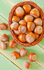 Image showing hazelnuts