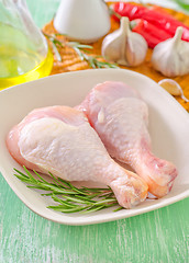 Image showing raw chicken legs