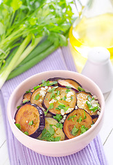 Image showing fried eggplant