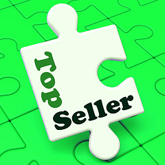 Image showing Top Seller Puzzle Shows Best Premium Services Or Product