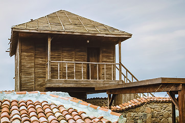 Image showing Old Wooden Barn