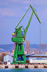 Image showing Harbour Crane