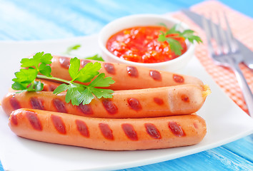 Image showing sausages