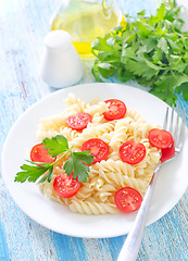 Image showing pasta with tomato