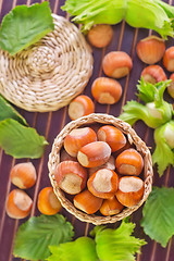 Image showing hazelnuts