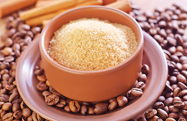 Image showing sugar and coffee