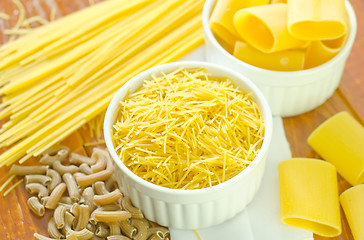 Image showing raw pasta